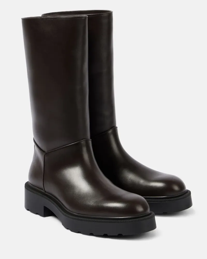 The Row Stiefel Nobilis aus Leder Braun