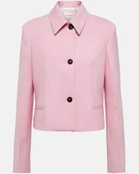 Ferragamo Jacke aus Schurwolle Pink