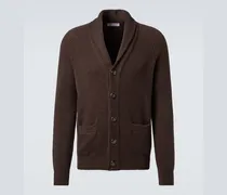 Cardigan aus Rippstrick