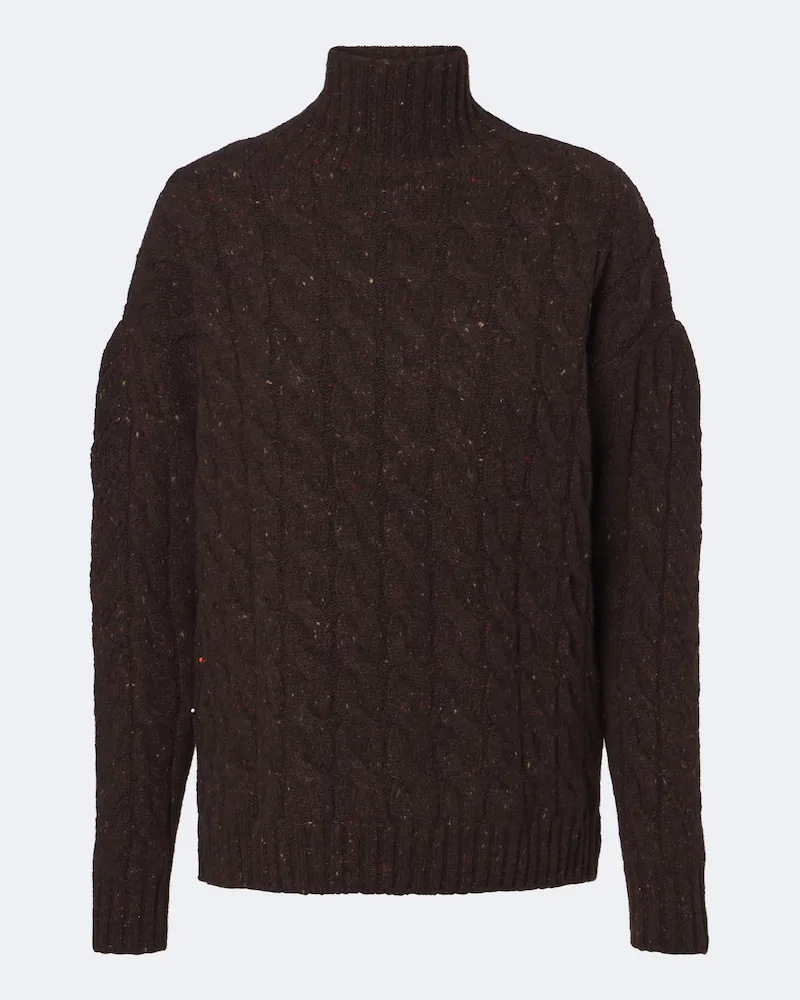 Max Mara Pullover aus einem Wollgemisch Braun