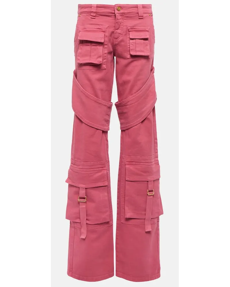 Blumarine Cargohose Agni aus Denim Pink