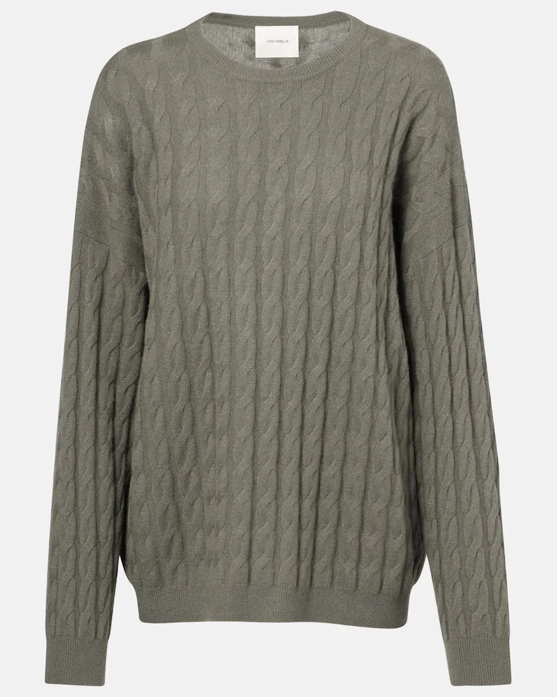 Lisa Yang Pullover aus Kaschmir Grau