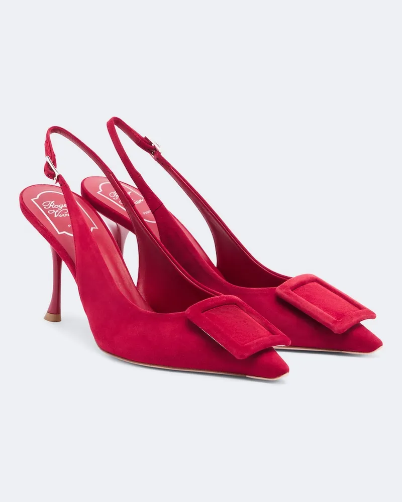 Roger Vivier Slingback-Pumps Viv' In The City Rot