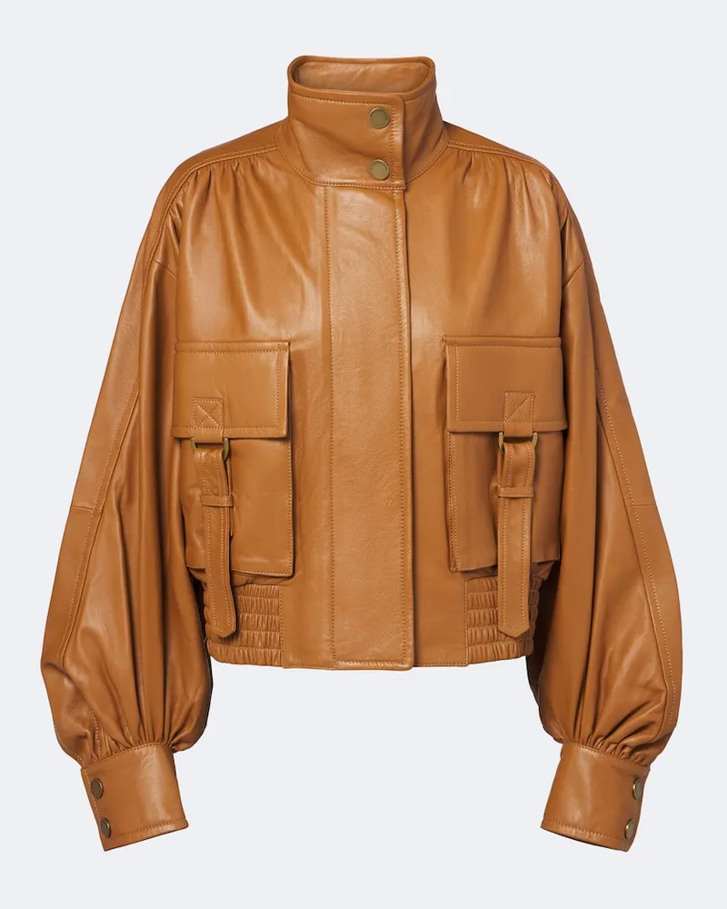 Zimmermann Jacke Valiant aus Leder Braun