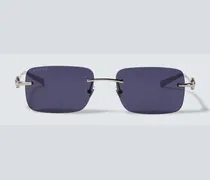 Eckige Sonnenbrille Horsebit