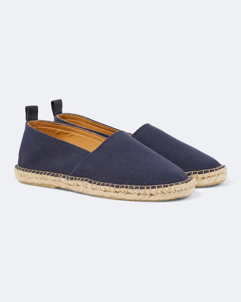 Frescobol Carioca Espadrilles Helio aus Canvas Blau