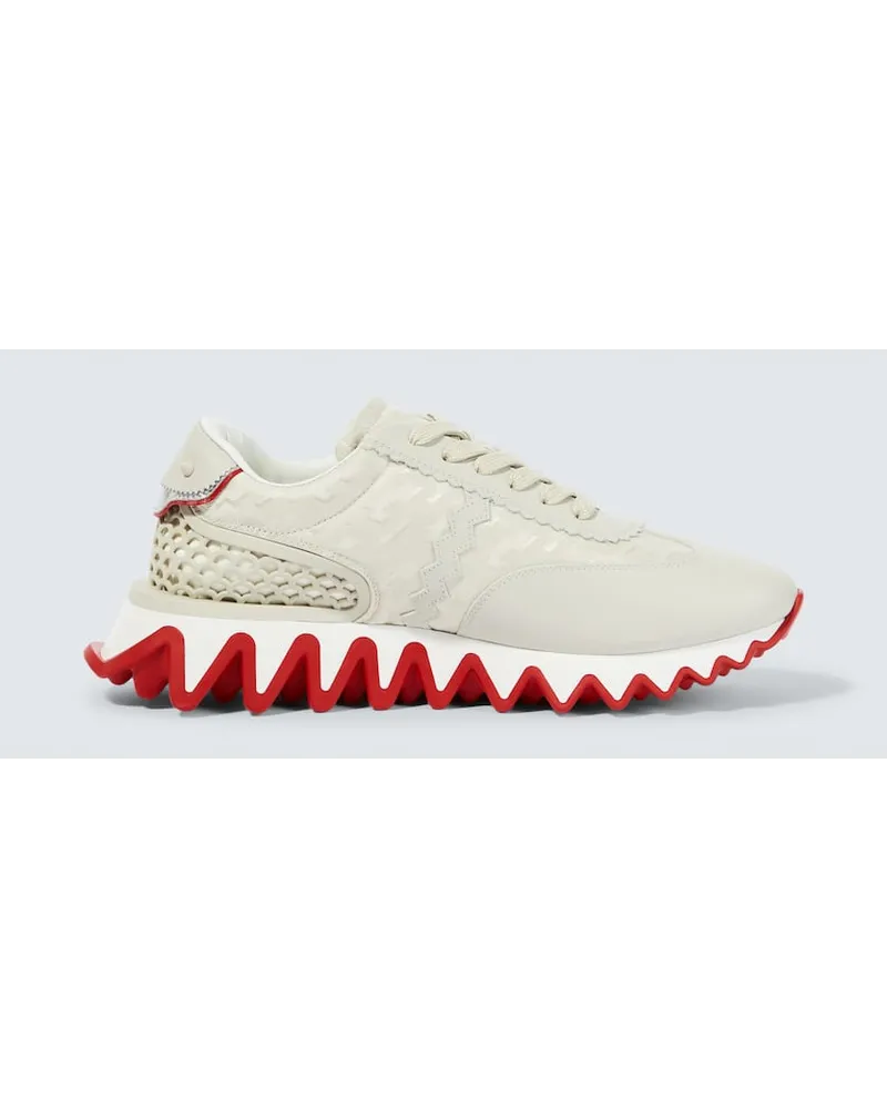 Christian Louboutin Sneakers Loubishark aus Leder Beige