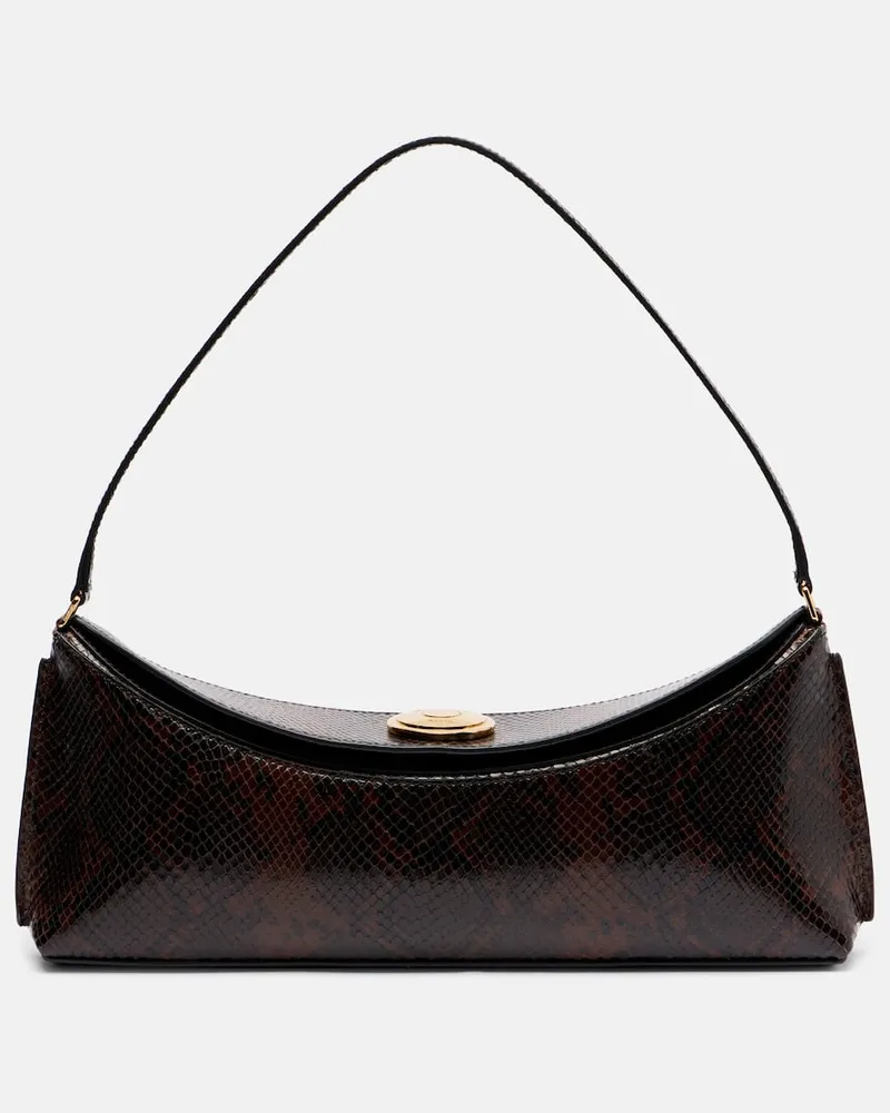 Jacquemus Schultertasche Calisso Small Braun