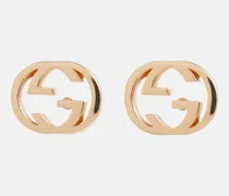 Ohrringe Interlocking G aus 18kt Gelbgold
