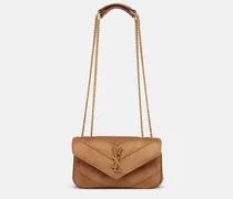 Schultertasche Loulou Mini aus Veloursleder