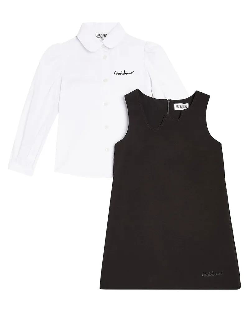 Moschino Set aus Hemd und Kleid Schwarz