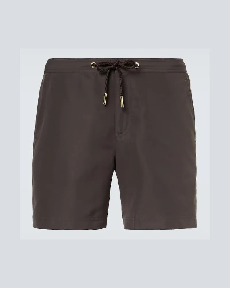 Orlebar Brown Badeshorts Bulldog Braun