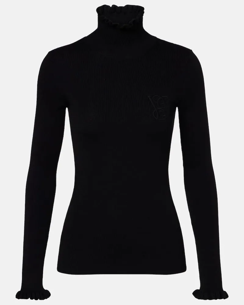 Valentino Garavani Pullover aus Schurwolle Schwarz