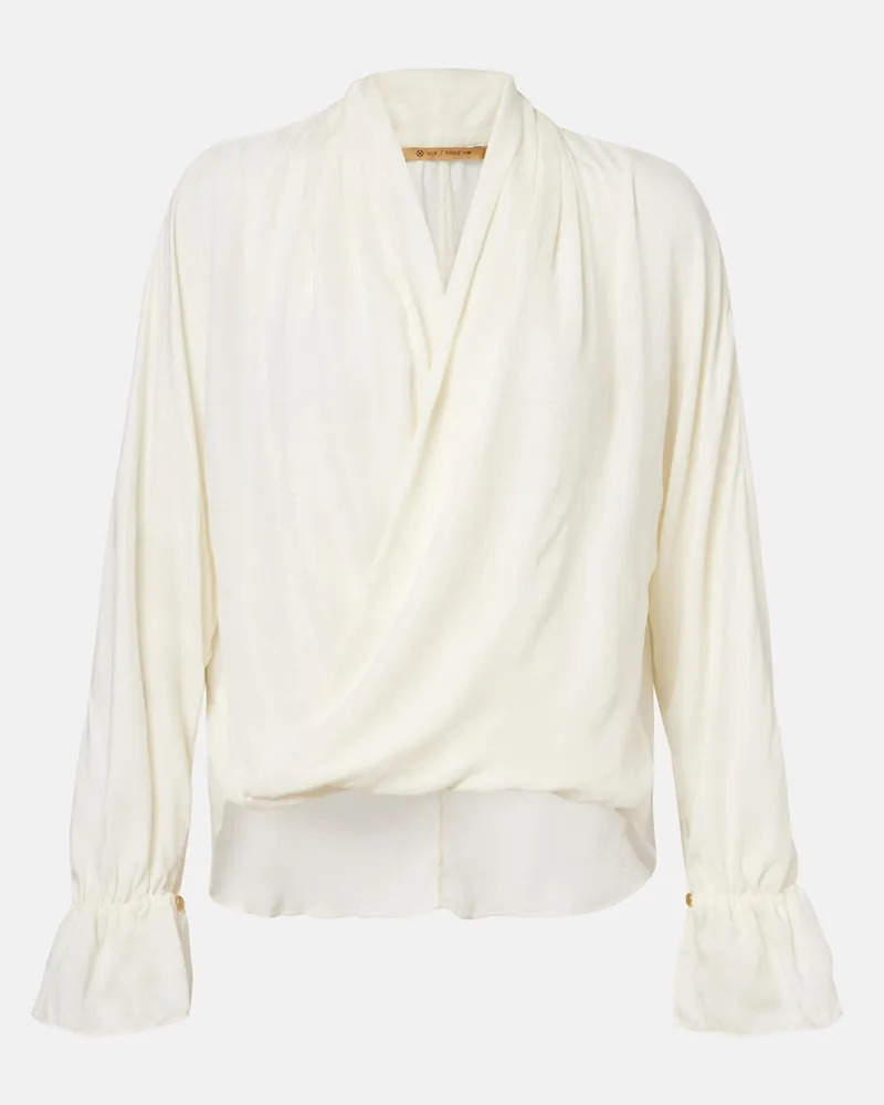 ViX X Rosie Bluse Huntington-Whiteley Rosie Weiß