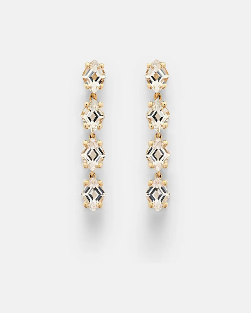 Suzanne Kalan Ohrringe Kira aus 14kt Gelbgold mit Topas Gold