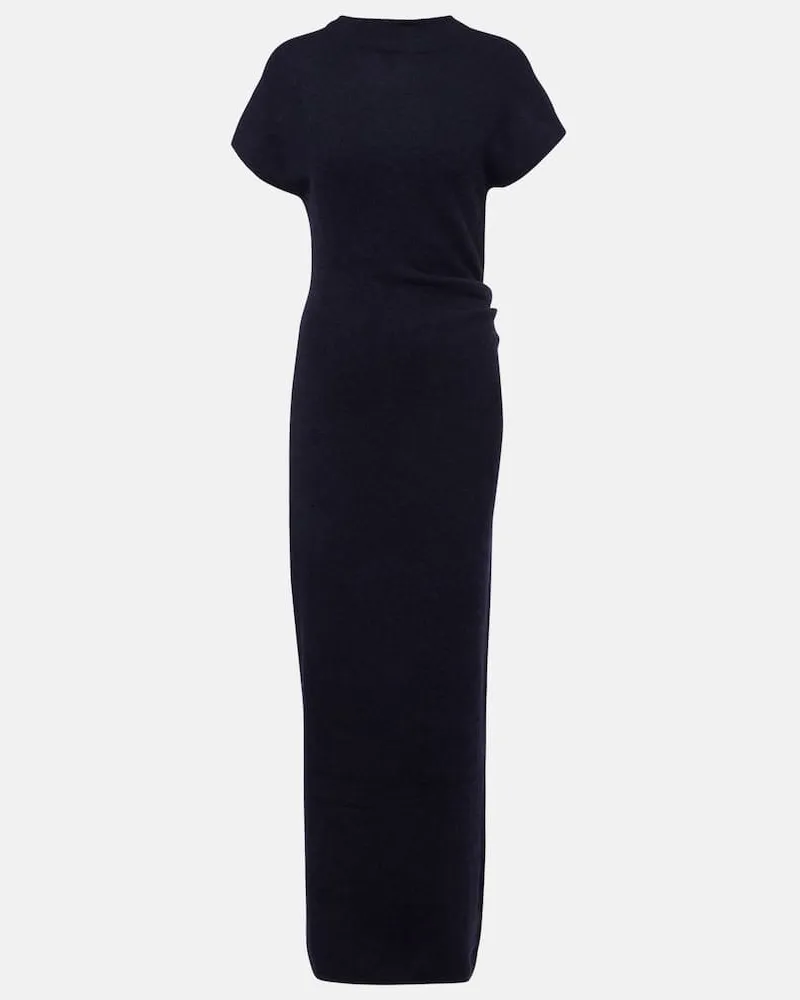 Proenza Schouler Maxikleid Abie aus Strick Blau