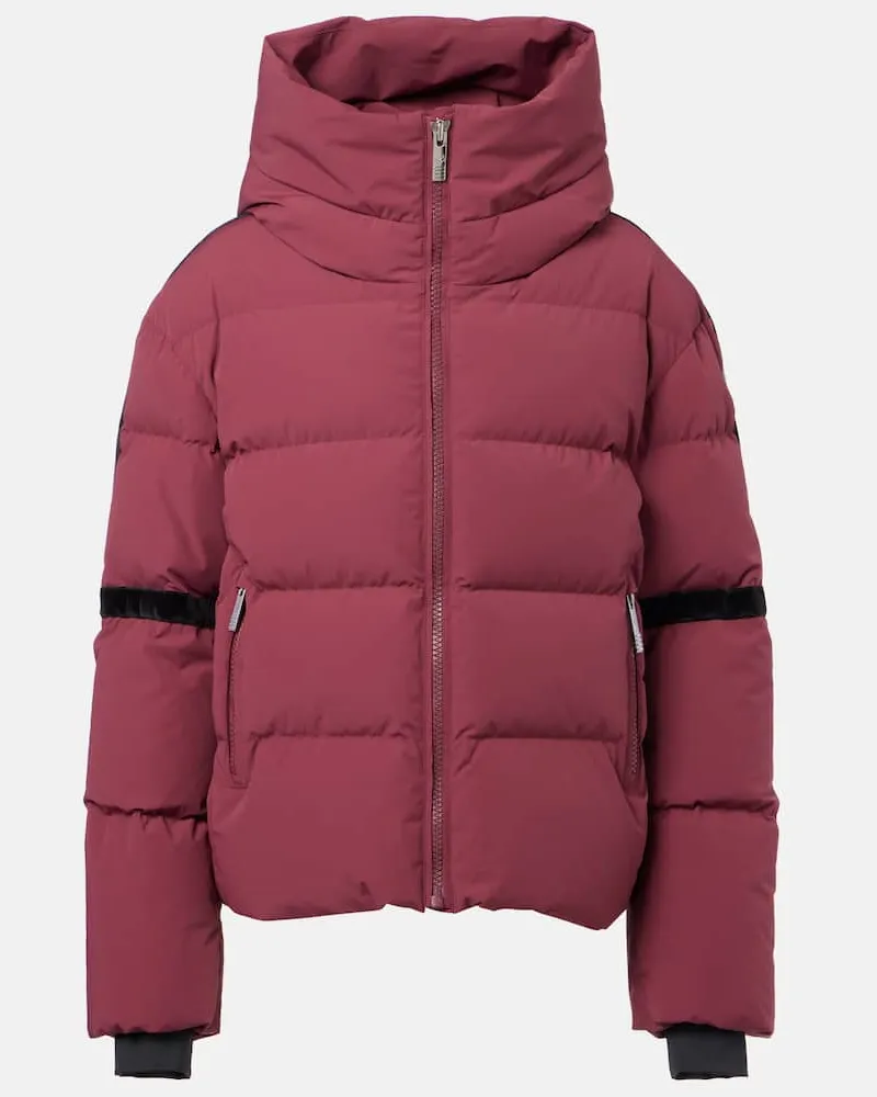 FUSALP Skijacke Barsy mit Samt Burgund