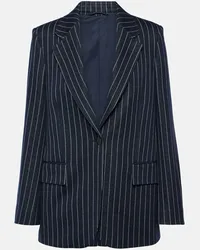 Max Mara Blazer Aceri aus Jersey Blau