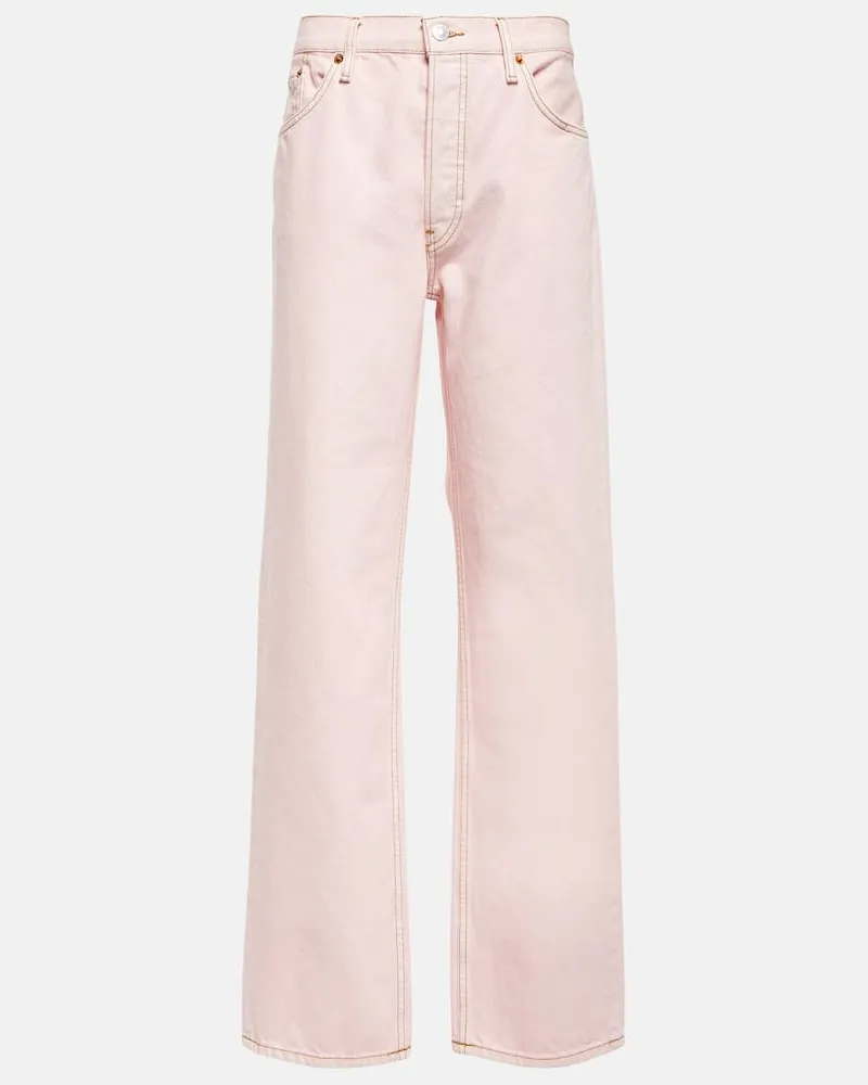 RE/DONE Jeans Loose Long Rosa
