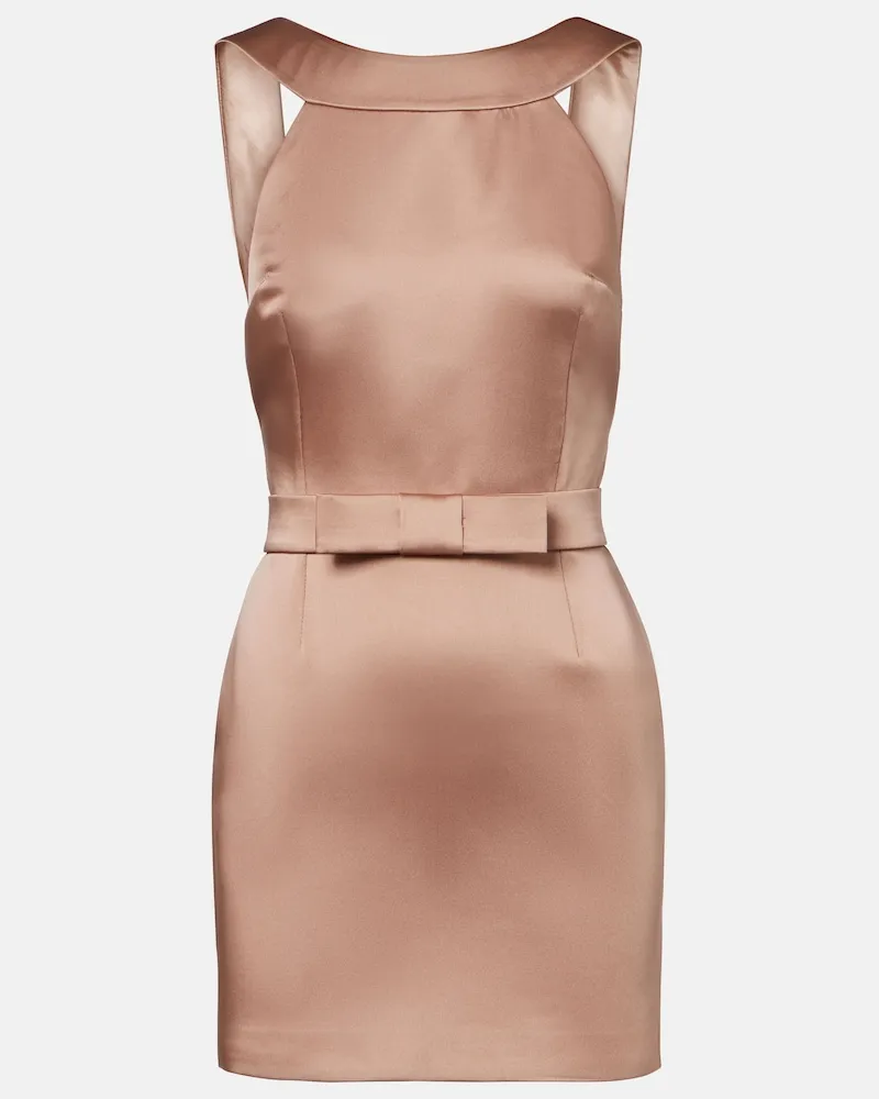 The New Arrivals Ilkyaz Ozel Minikleid Delphine aus Satin Rosa