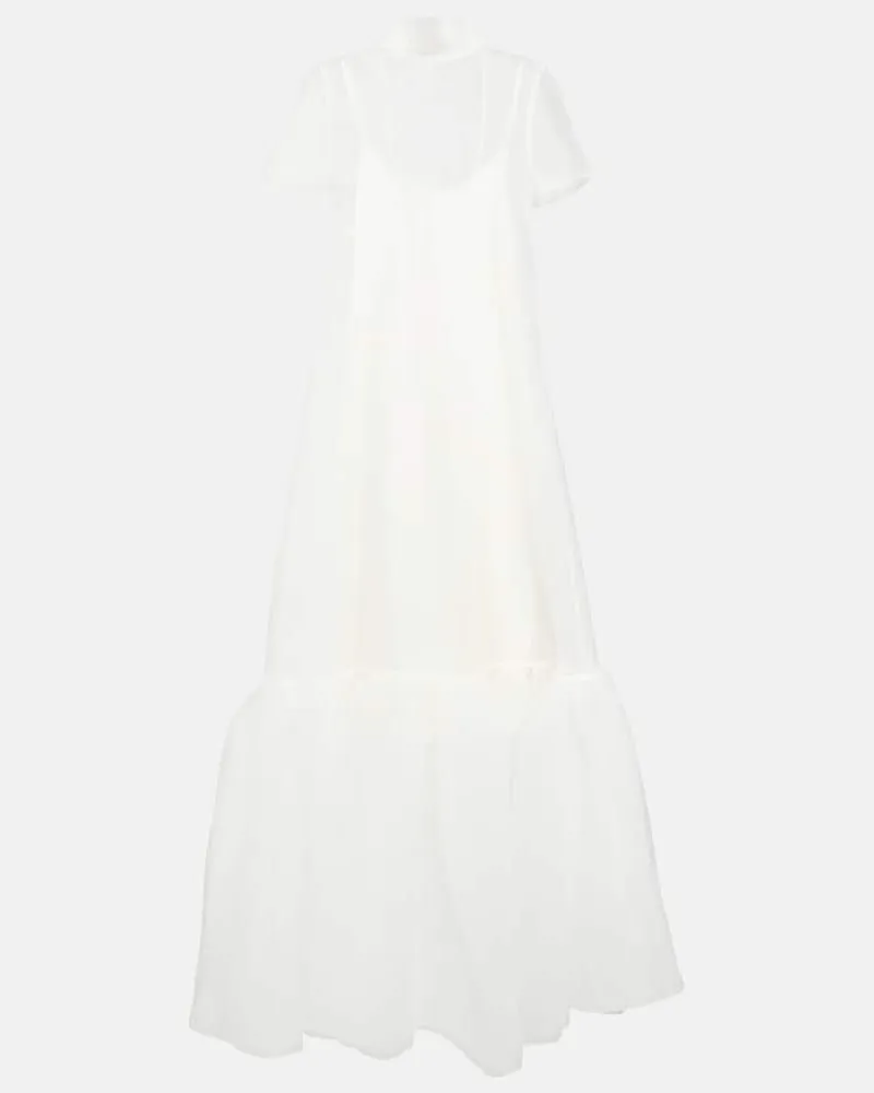 STAUD Maxikleid Weiß