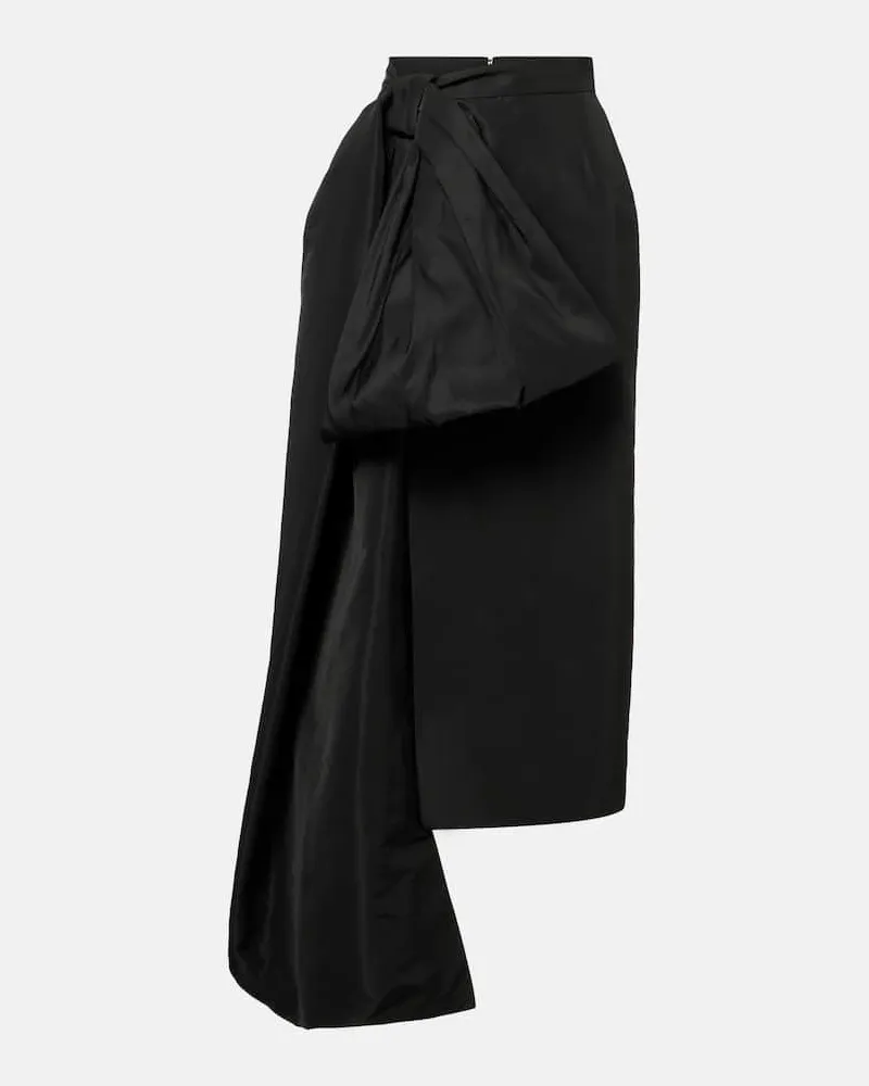 Givenchy Maxirock aus Taft Schwarz