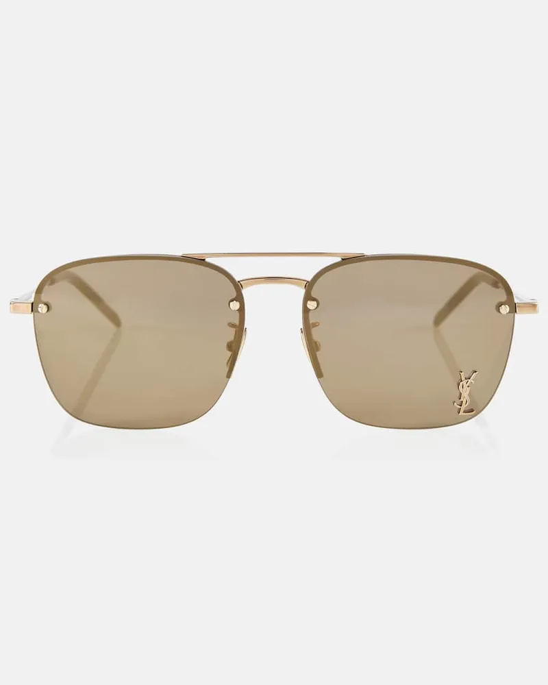 Saint Laurent Aviator-Sonnenbrille SL 309 M Metallic