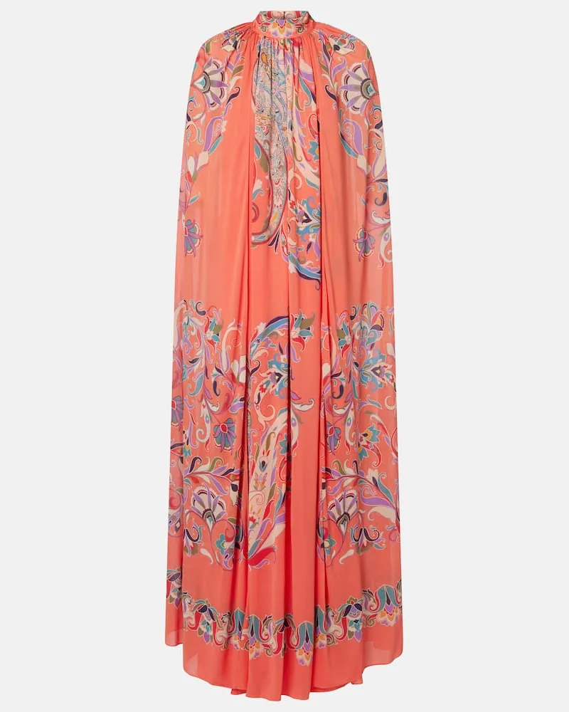 Etro Bedruckte Robe Multicolor
