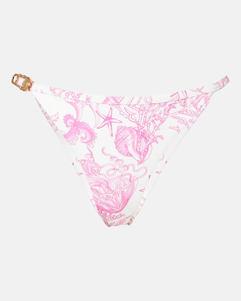 Versace Bikini-Höschen Underwater Barocco Rosa