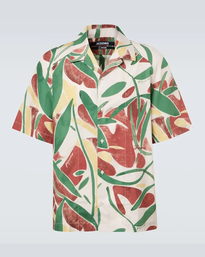 Jacquemus Hemd Fonccio aus Baumwollpopeline Multicolor