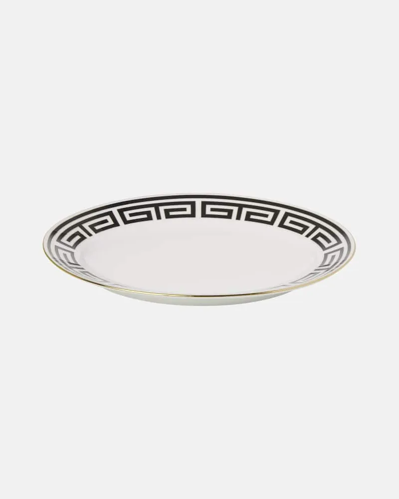 Ginori 1735 Servierplatte Labirinto Schwarz