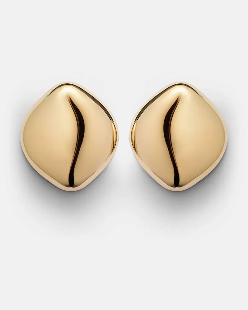 Jennifer Fisher Ohrringe Puffy Cushion, 10kt vergoldet Gold