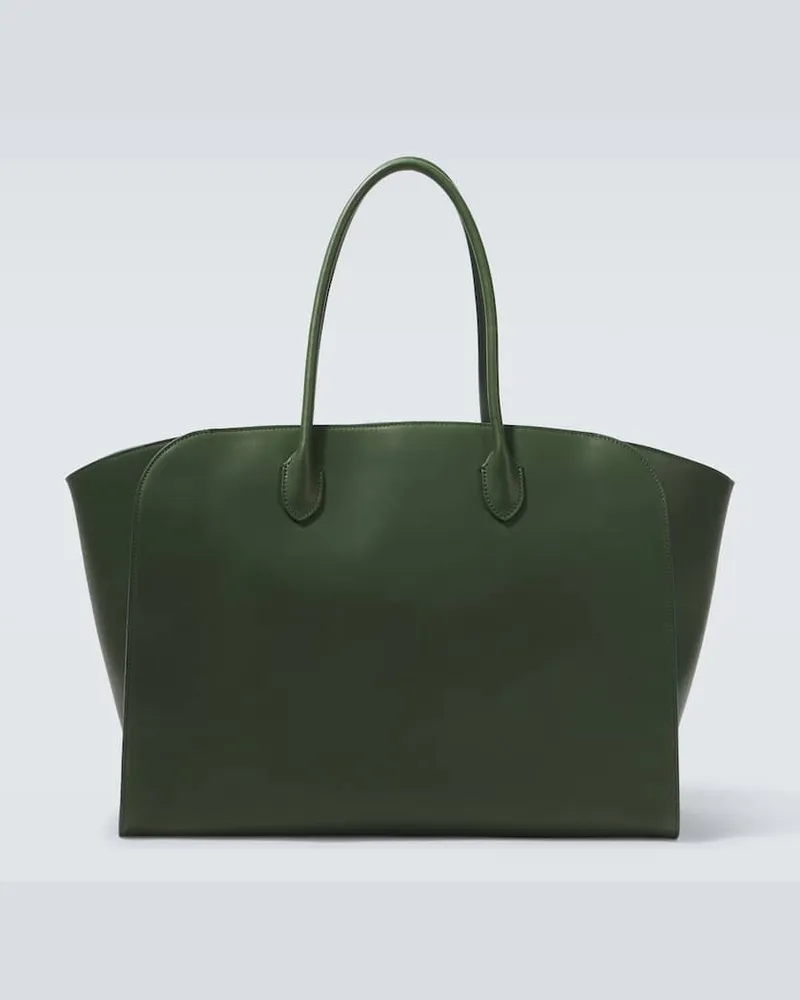 The Row Tote Bag Marlo aus Leder Grün