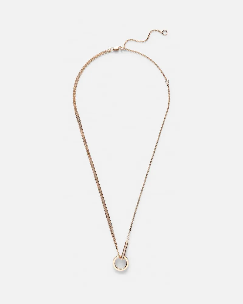 Repossi Halskette Berbere aus 18kt Roségold mit Diamanten Gold