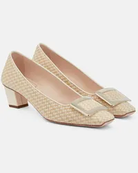 Roger Vivier Pumps Belle Vivier aus Boucle Beige