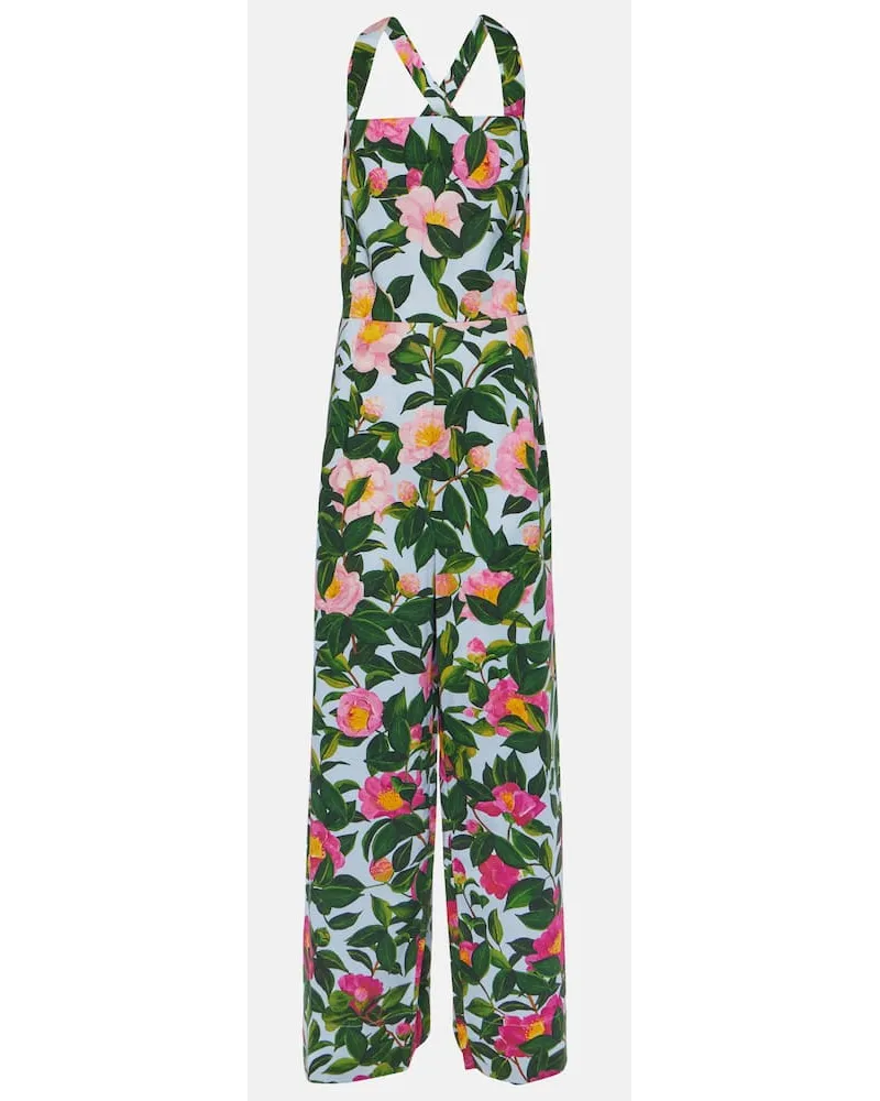 Oscar de la Renta Jumpsuit aus einem Baumwollgemisch Multicolor
