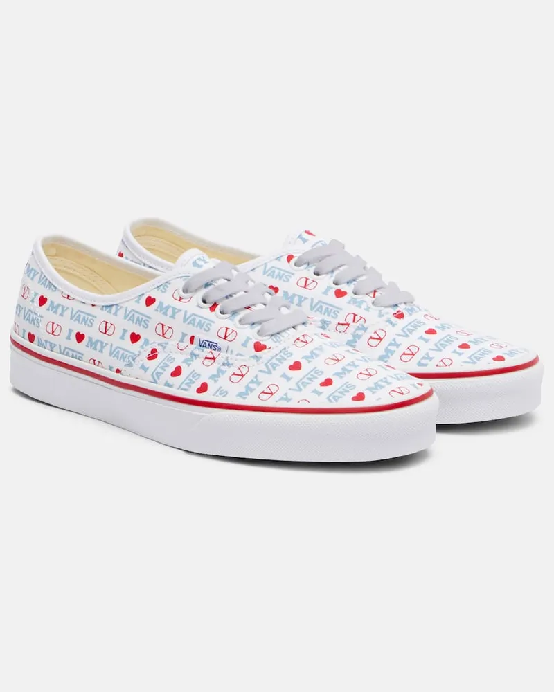 Valentino Garavani und Vans Sneakers VLogo Vans Love Weiß
