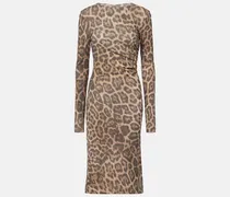 Bedrucktes Midikleid