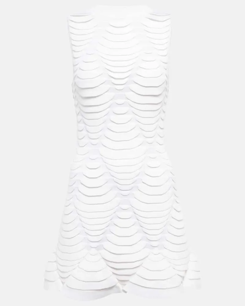 Alaïa AlaÃ¯a Minikleid Weiã