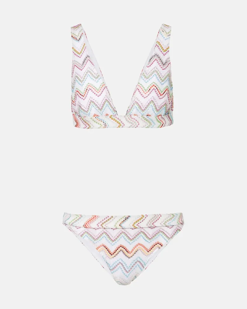 Missoni Bikini aus Häkelstrick Multicolor