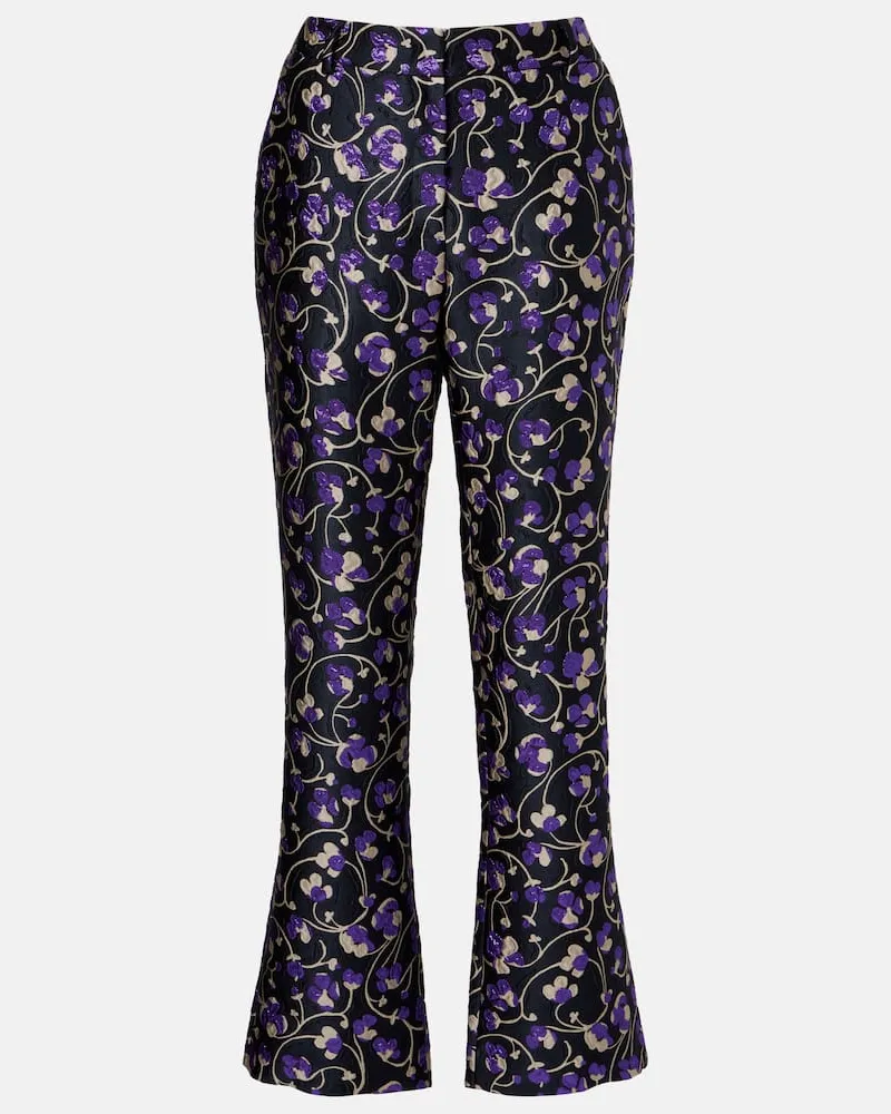 La DoubleJ Gerade Cropped-Hose 24/7 Honeysuckle Blau