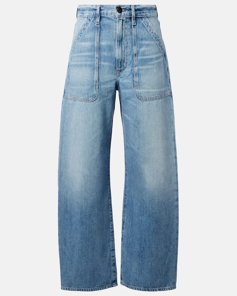 Citizens of humanity High-Rise Wide-Leg Jeans Ayla Blau