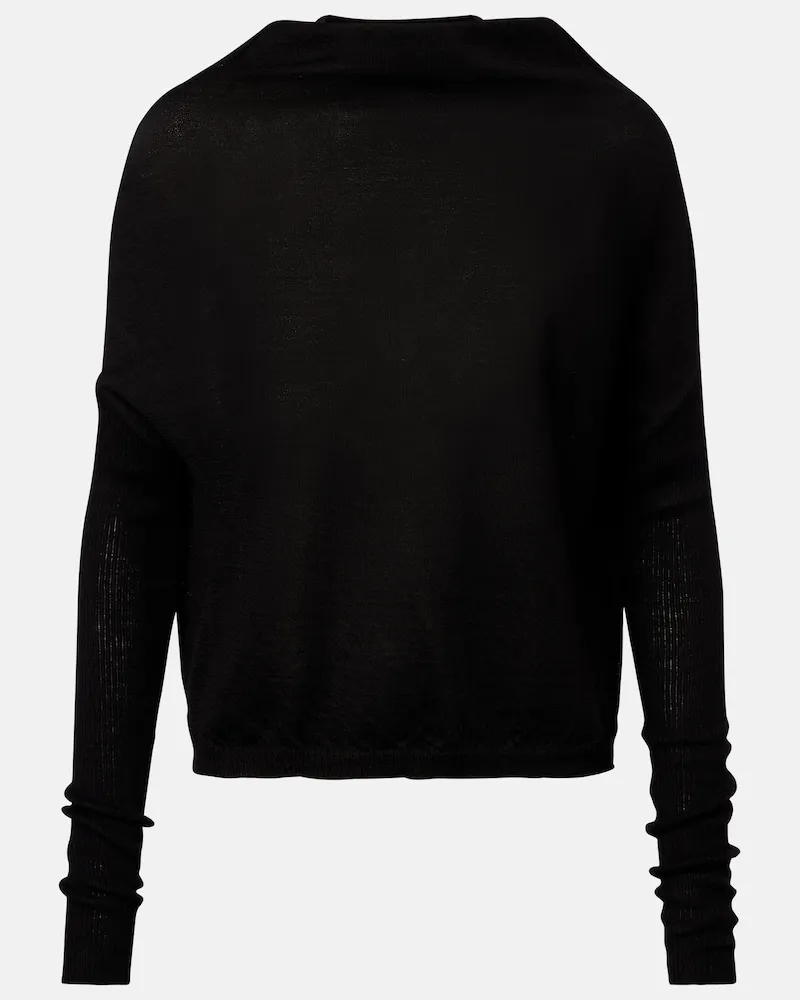 Rick Owens Pullover LS Crater Schwarz