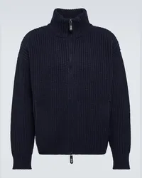 Giorgio Armani Cardigan aus Kaschmir Blau