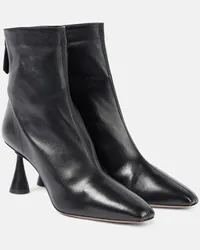 Aquazzura Ankle Boots Amore 75 aus Leder Schwarz