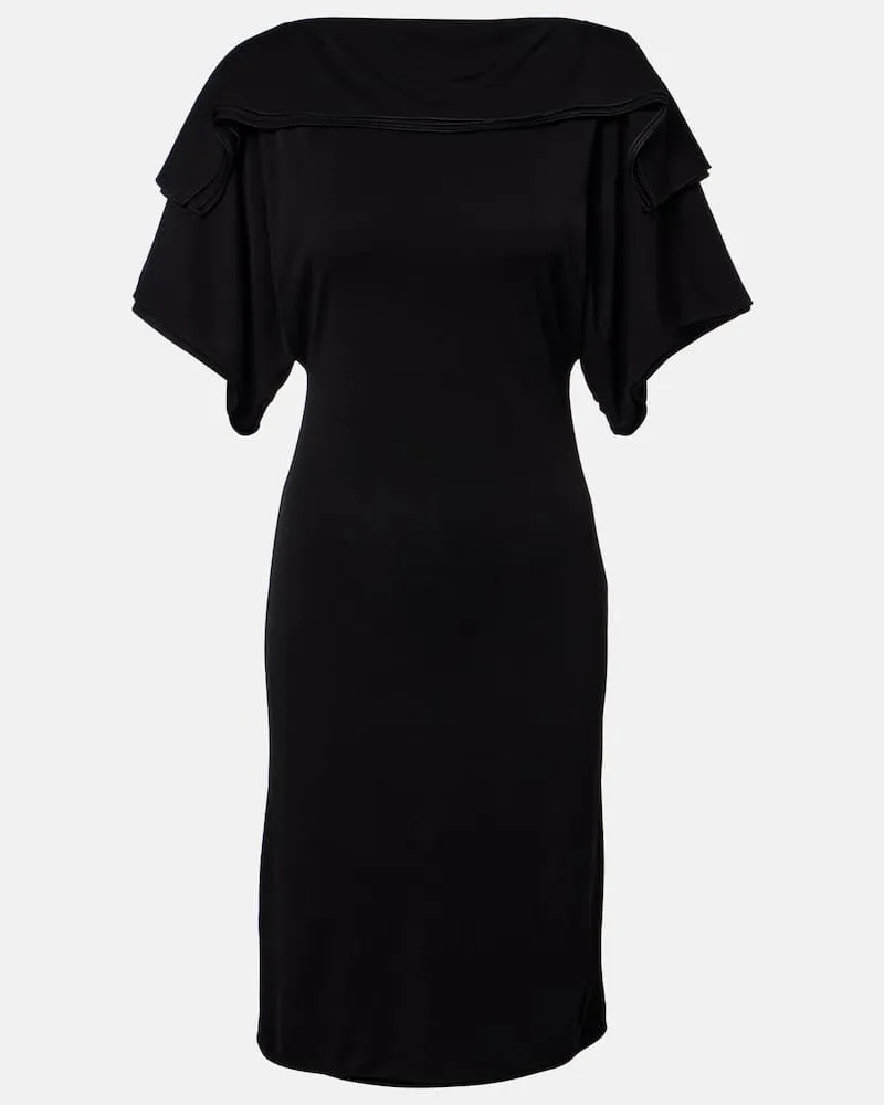 Loewe Minikleid aus Jersey Schwarz