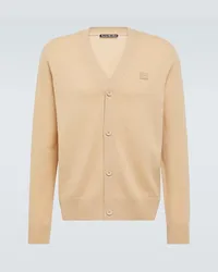 Acne Studios Cardigan aus Wolle Beige