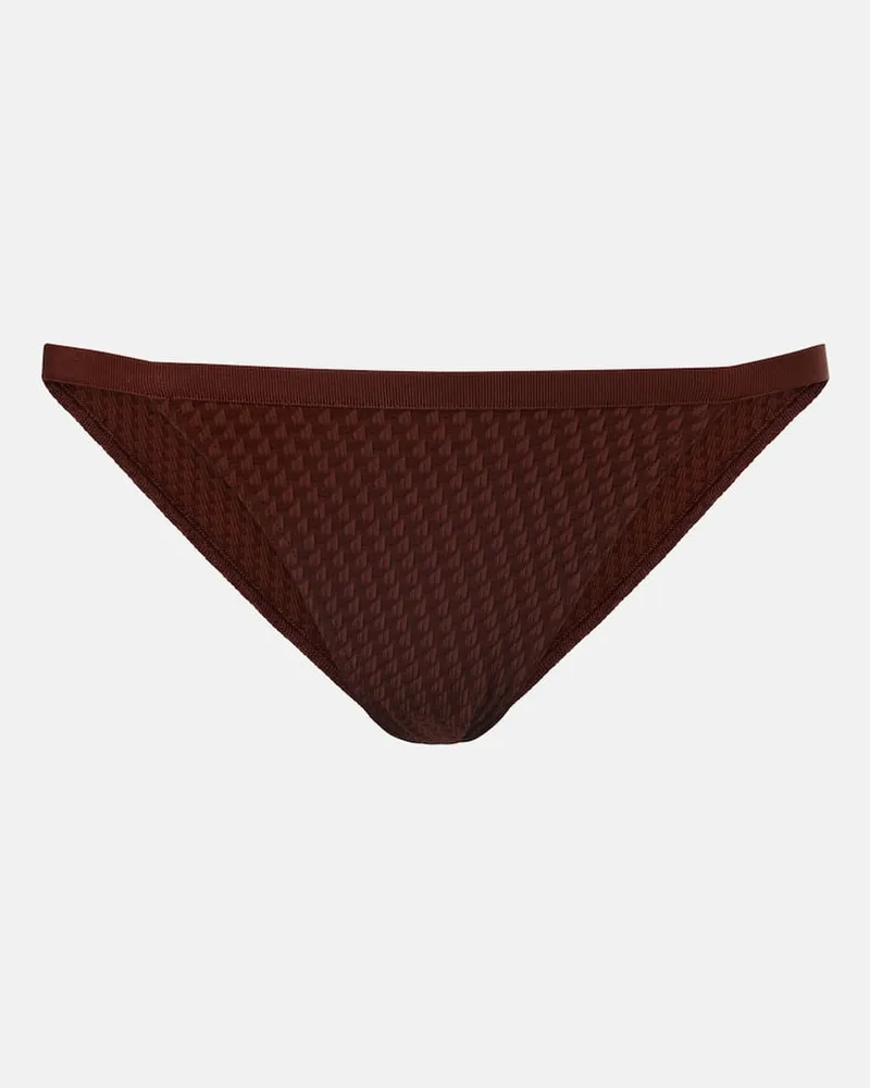 Eres Bikini-Höschen Look aus Jacquard Braun