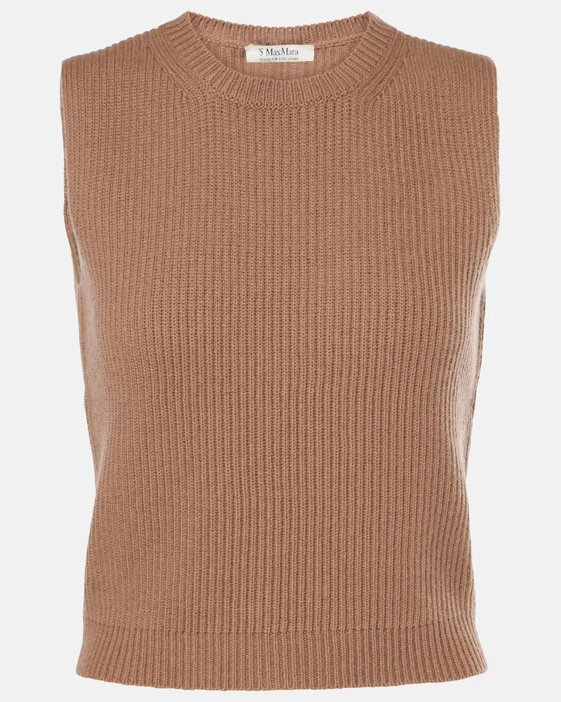 Max Mara Pullunder aus Wolle Braun