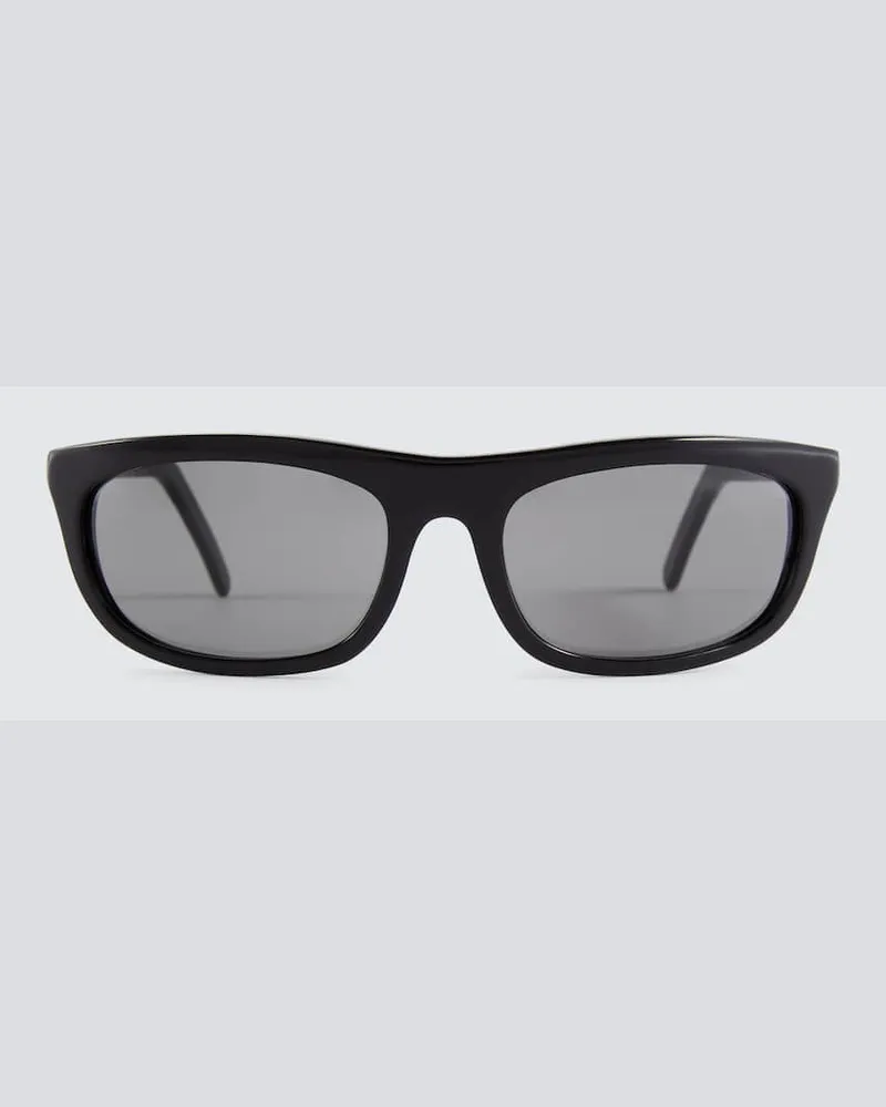 Our Legacy Eckige Sonnenbrille Shelter Schwarz